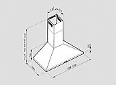 Απορροφητήρας PYRAMIS ΚΑΜΙΝΑΔΑ ΤΕΤΡΑΓΩΝΗ PLUS Inox : 1