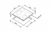 Εστία PYRAMIS 58HL 4007 Αφής Χωρίς Πλαίσιο : 1